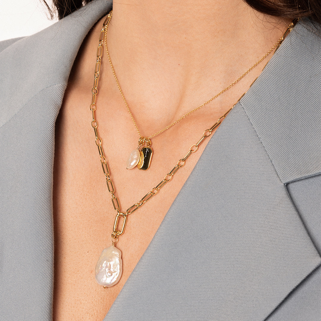 Keshi Pearl Necklace - Stone of Potential