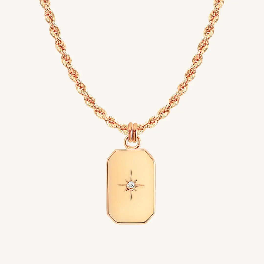 The Rope-ROSE Illustrate Amada Necklace by Francesca Jewellery from the Necklaces Collection.