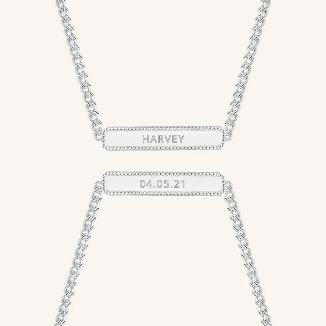 The Etch Bar Necklace by Francesca Jewellery from the Necklaces Collection.