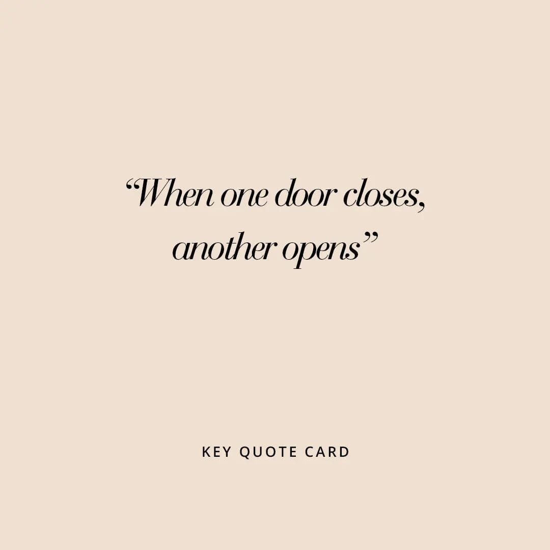 Key Charm quote card