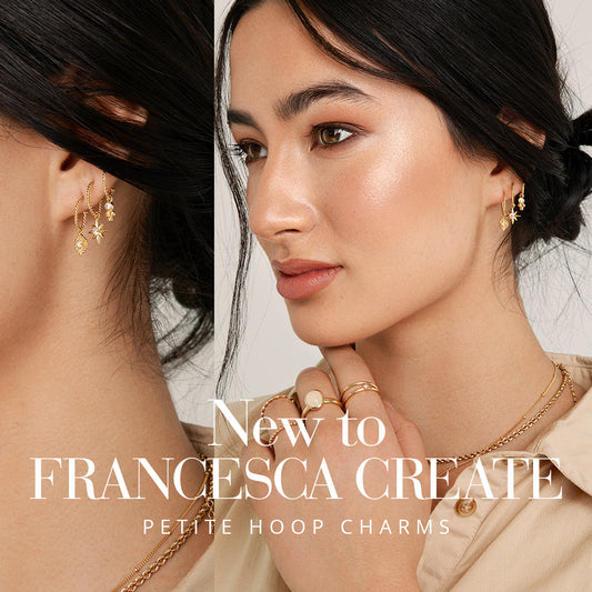 Petite Hoop Charm Collection
