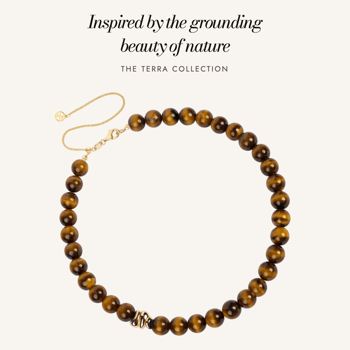 Terra Necklace Ember: inspired by the grounding beauty of nature, the Terra collection