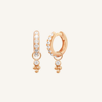 Clarity Crystal Hoops