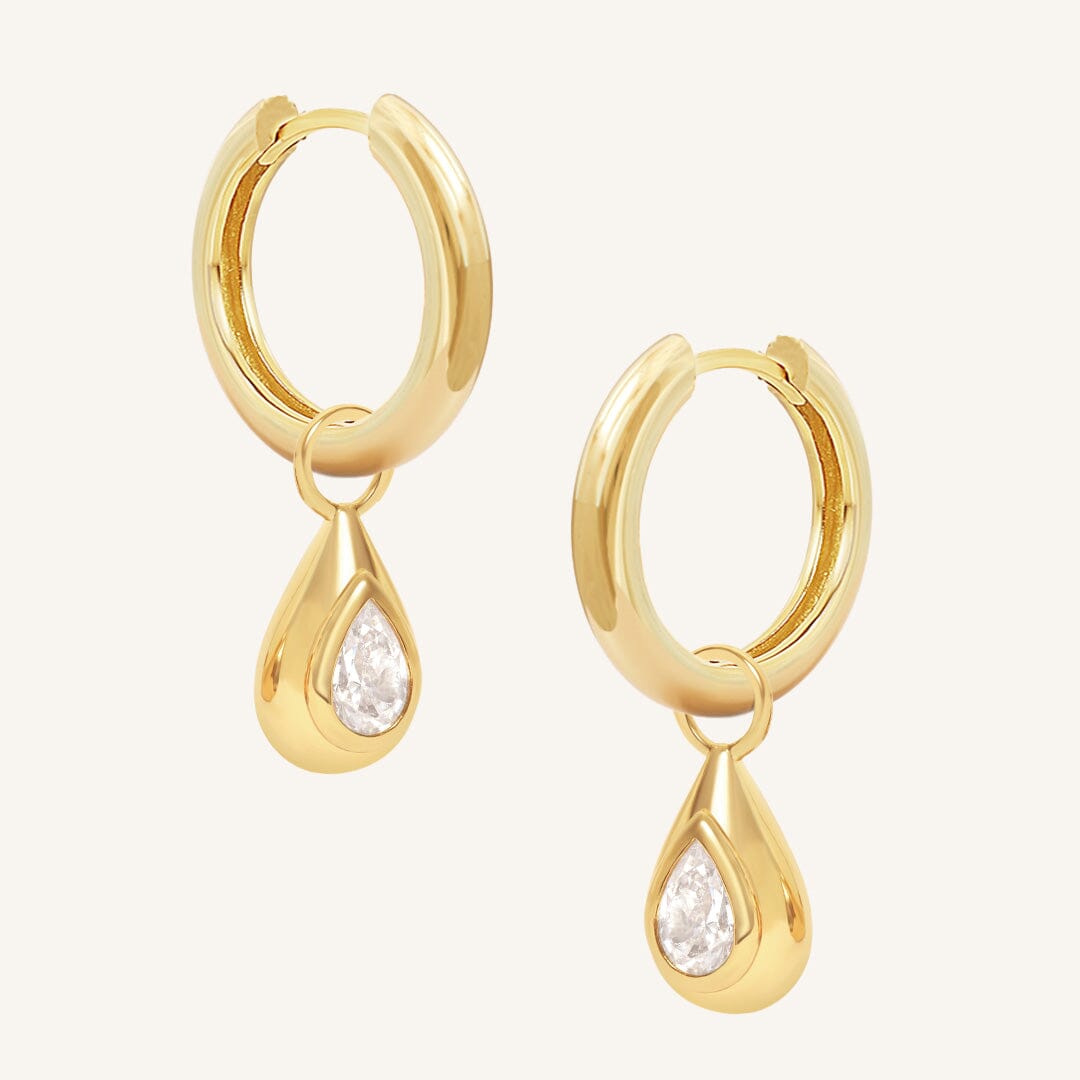 Rise Charm Hoops