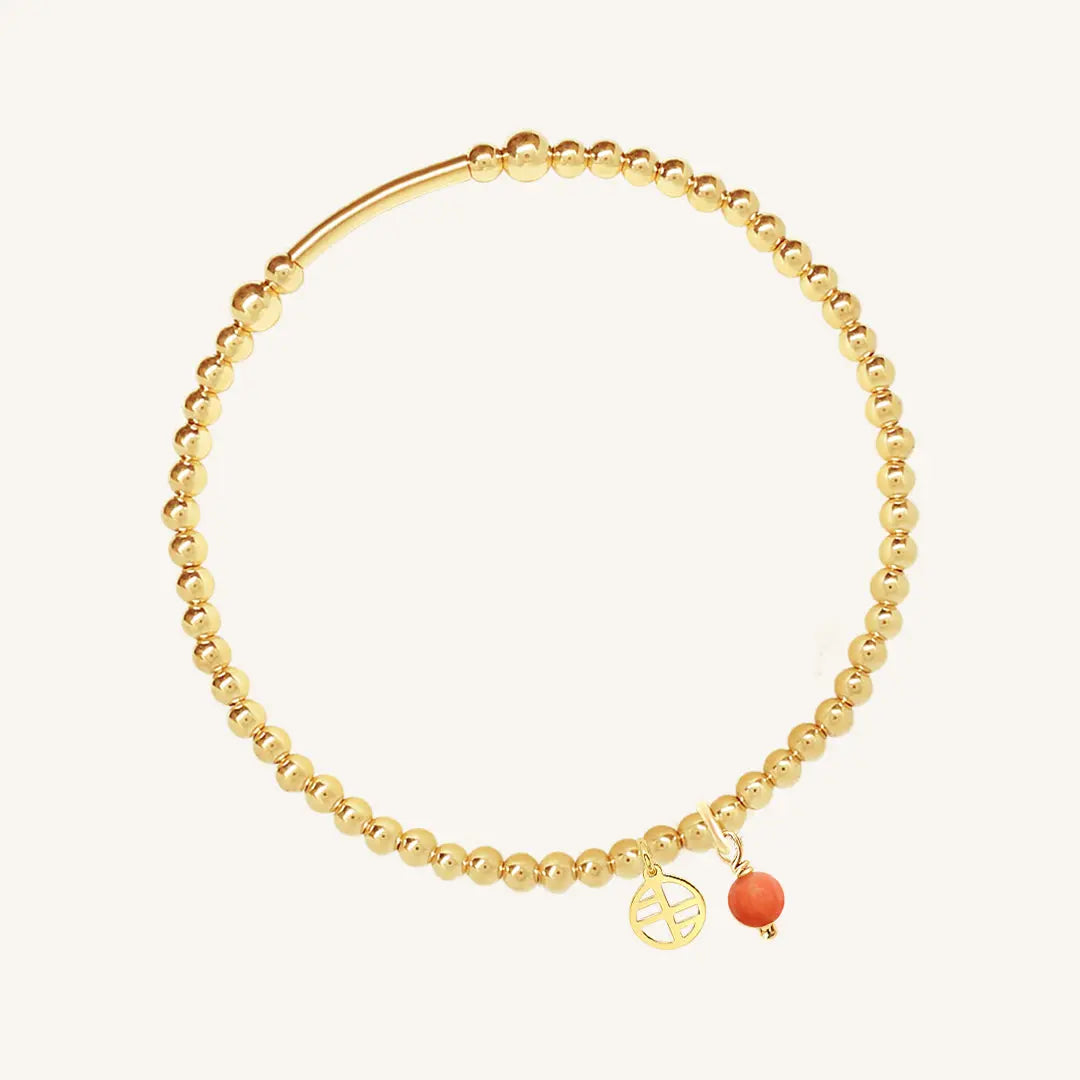 The  GOLD-L  Awareness Bracelet - Autism Awareness Australia by  Francesca Jewellery from the Bracelets Collection.