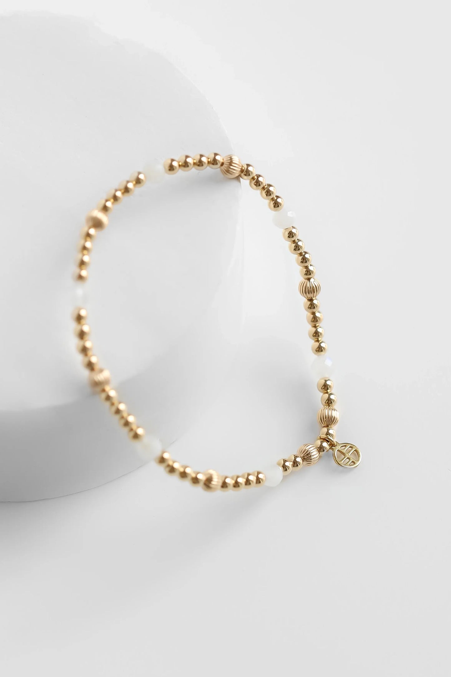 The    Woodstock Bracelet Moonstone by  Francesca Jewellery from the Bracelets Collection.