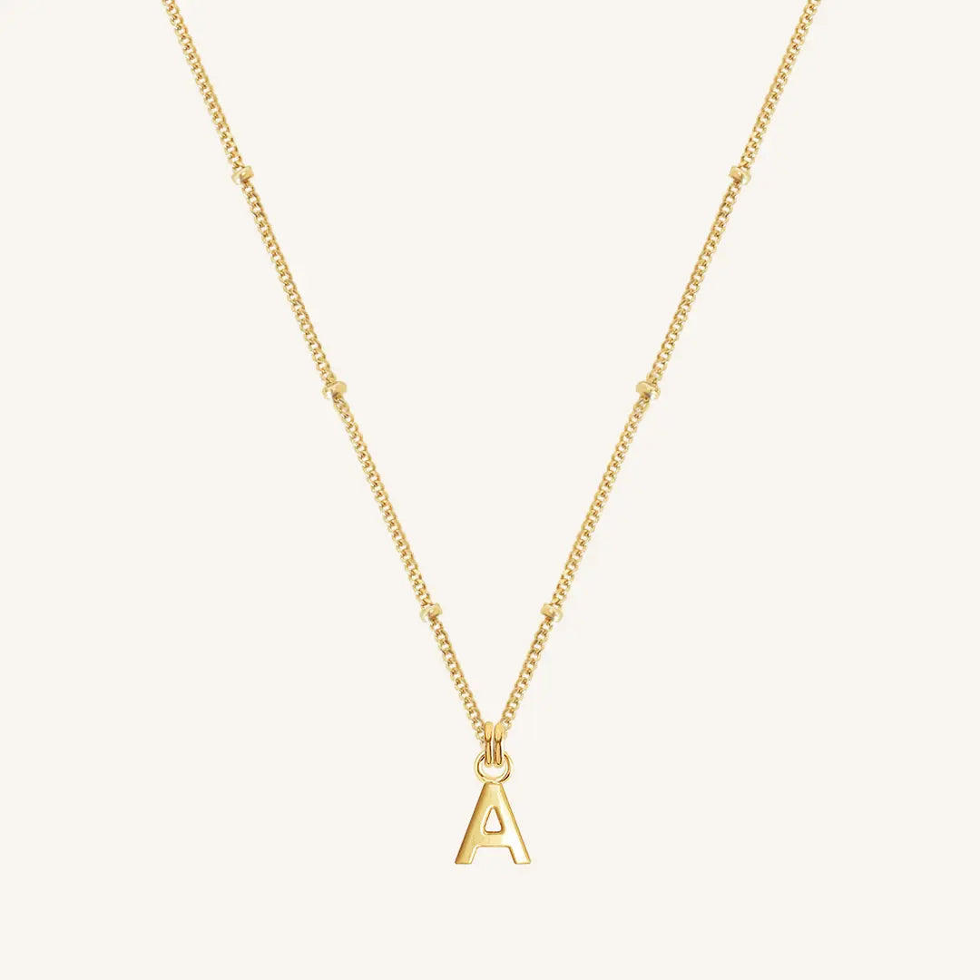 The    Letter Necklace Bobble Chain by  Francesca Jewellery from the Necklaces Collection.