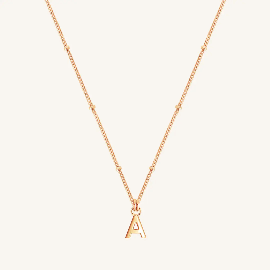 The    Letter Necklace Bobble Chain by  Francesca Jewellery from the Necklaces Collection.