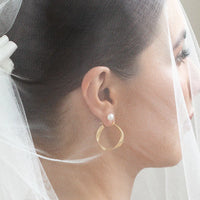 The  SILVER  Abigail Hoops by  Francesca Jewellery from the Earrings Collection.