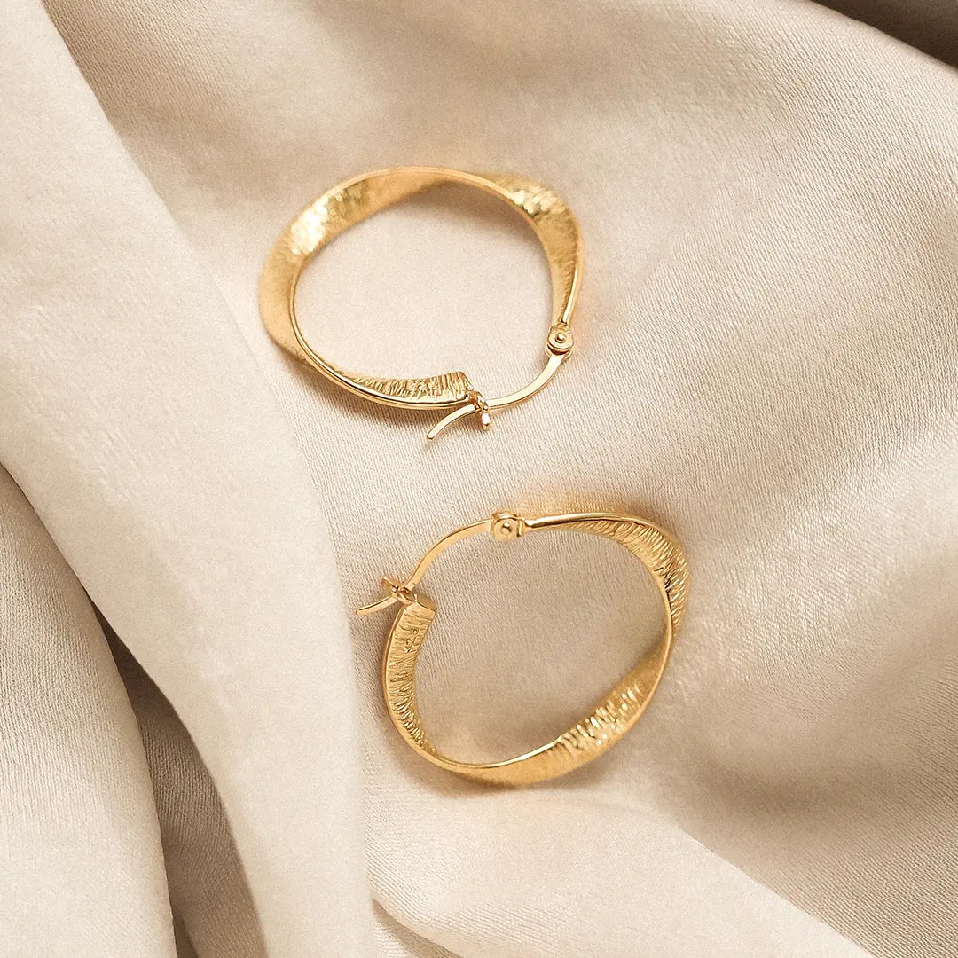 The    Abigail Hoops by  Francesca Jewellery from the Earrings Collection.
