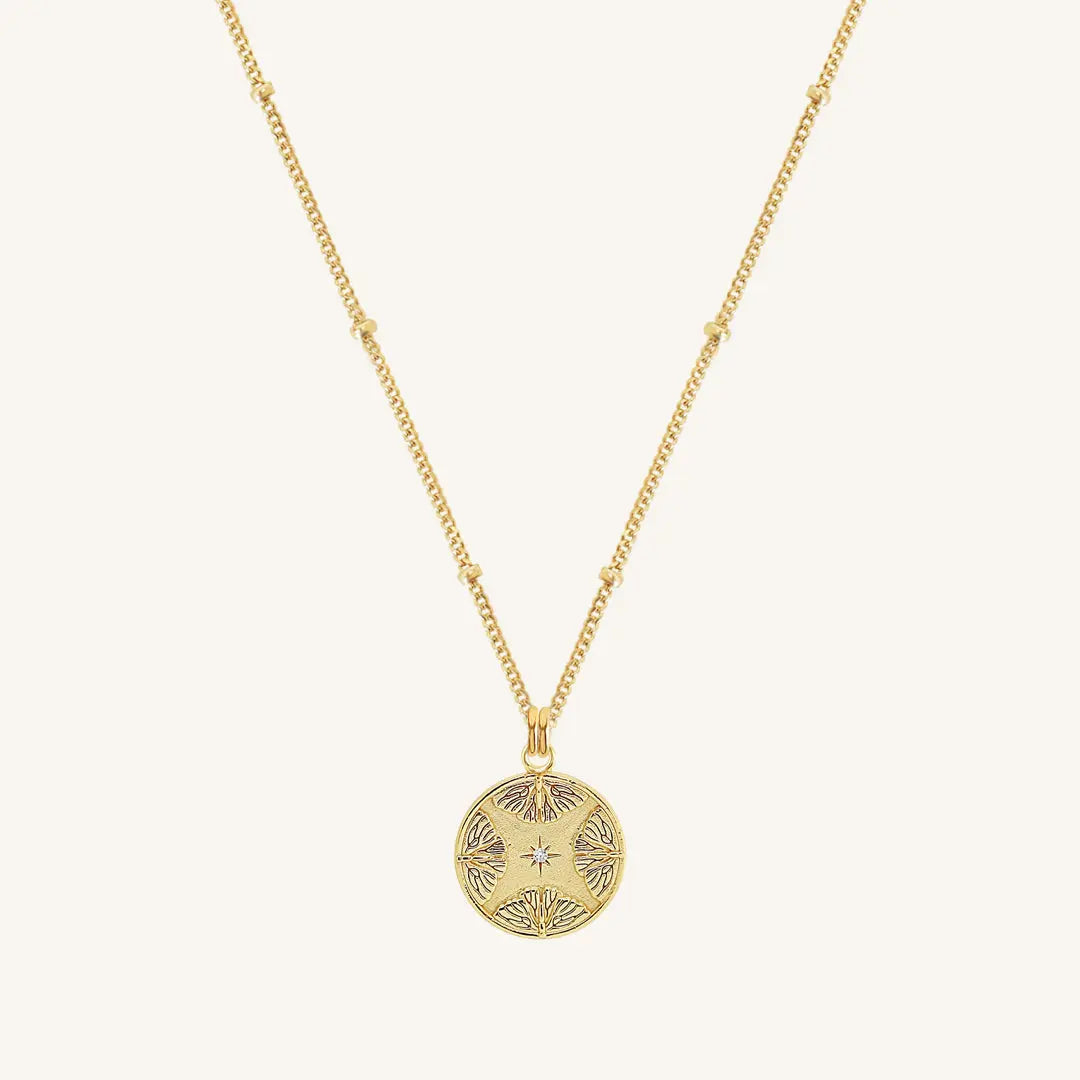 The  GOLD-Bobble  Abundance Necklace by  Francesca Jewellery from the Necklaces Collection.