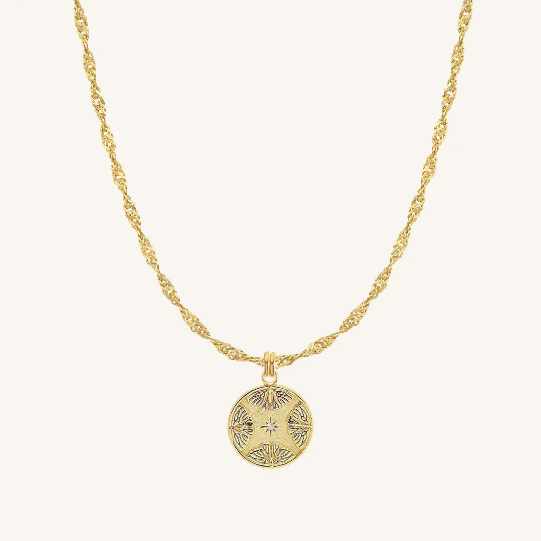 The  GOLD-Entwine  Abundance Necklace by  Francesca Jewellery from the Necklaces Collection.