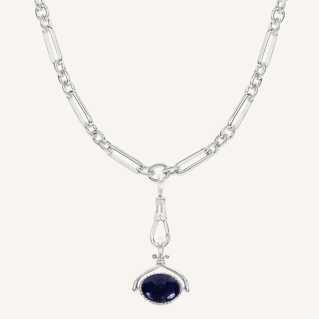 Adeline Reversible Pendant Fob Necklace