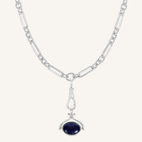 Adeline Reversible Pendant Fob Necklace