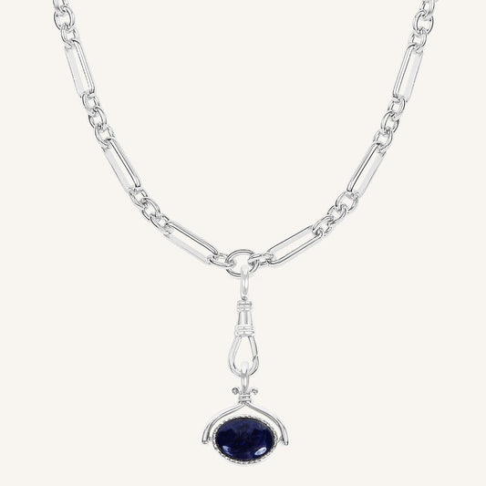 Adeline Reversible Pendant Fob Necklace