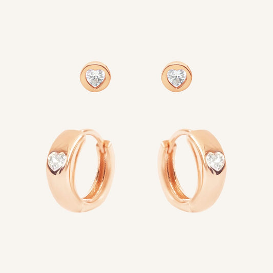Adore Clear Earring Set