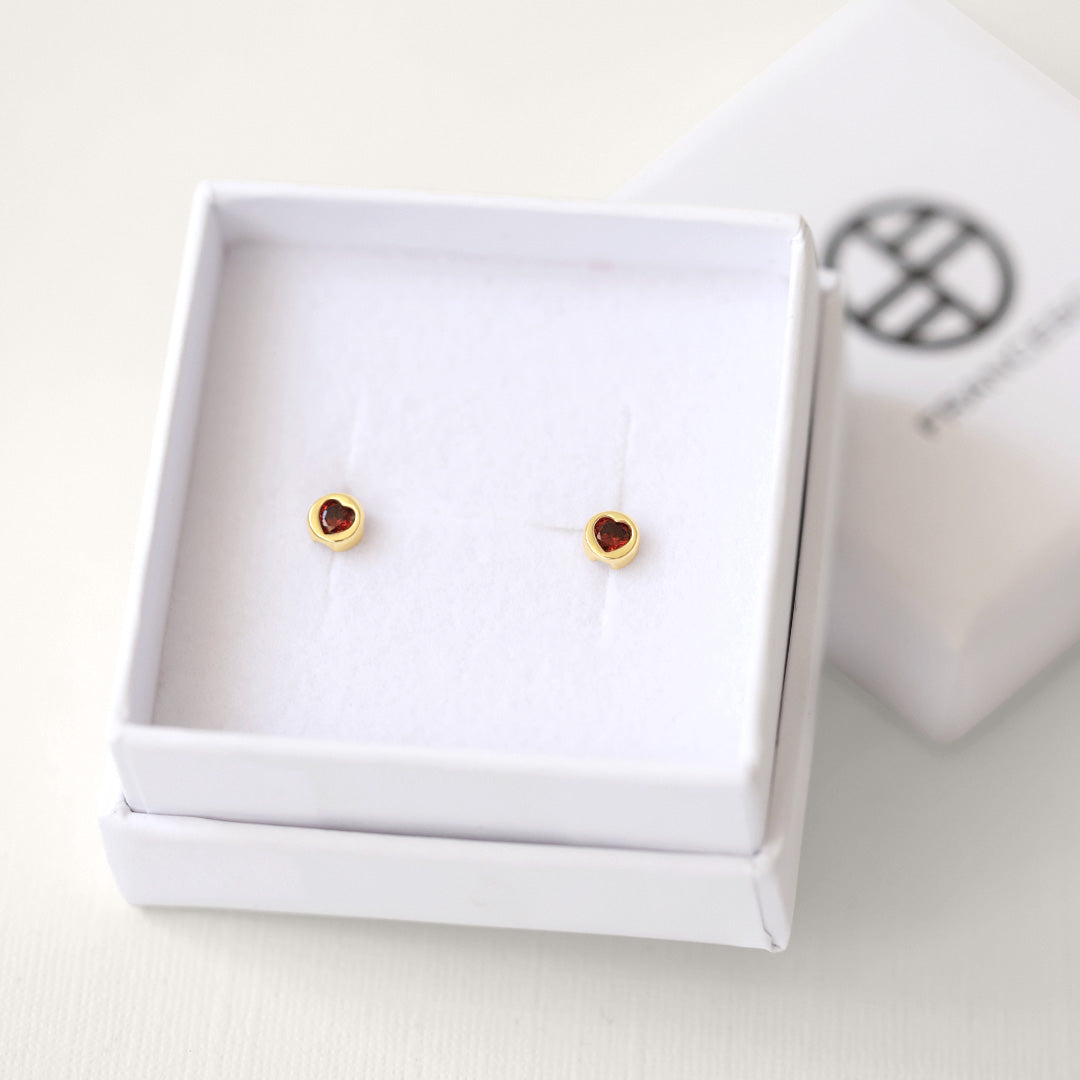 Adore Garnet Studs