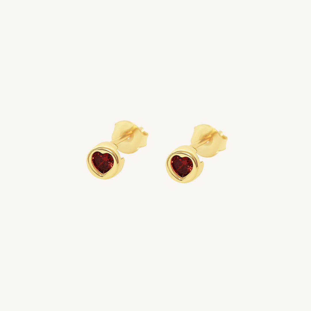 Adore Garnet Studs