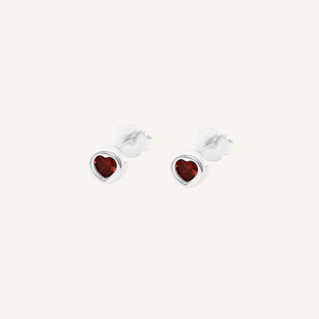 Adore Garnet Studs