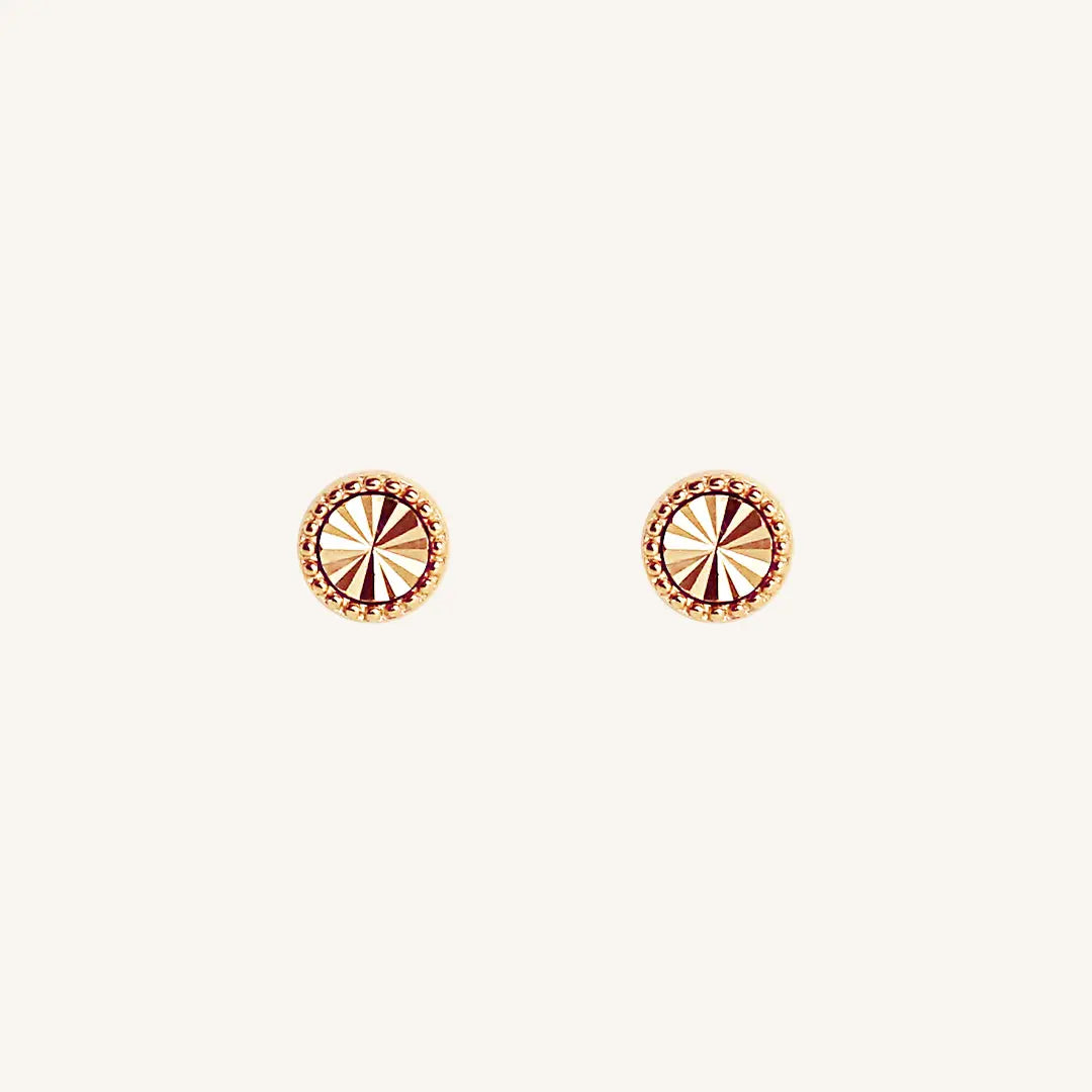 The  ROSE  Sol Studs by  Francesca Jewellery from the Earrings Collection.