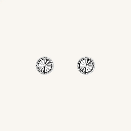 The  SILVER  Sol Studs by  Francesca Jewellery from the Earrings Collection.