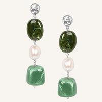 Amalfi Drop Earrings Verde