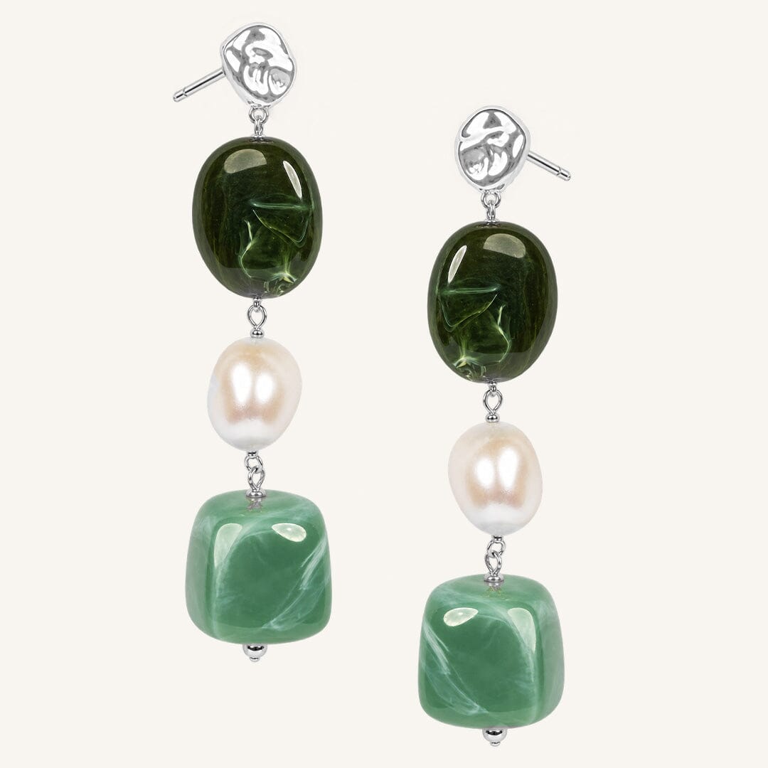 Amalfi Drop Earrings Verde