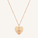 Amata Heart Photo Locket Necklace