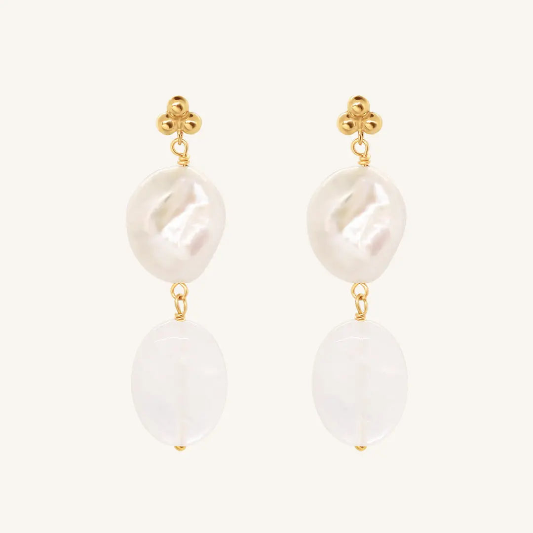 The  GOLD  Amelie Earrings by  Francesca Jewellery from the Earrings Collection.