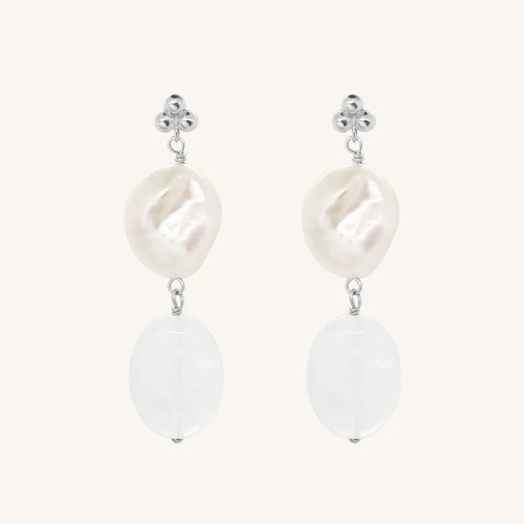 The  SILVER  Amelie Earrings by  Francesca Jewellery from the Earrings Collection.