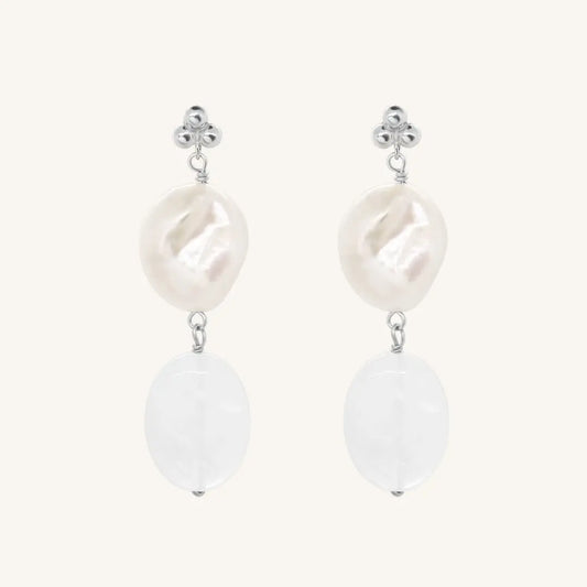The  SILVER  Amelie Earrings by  Francesca Jewellery from the Earrings Collection.