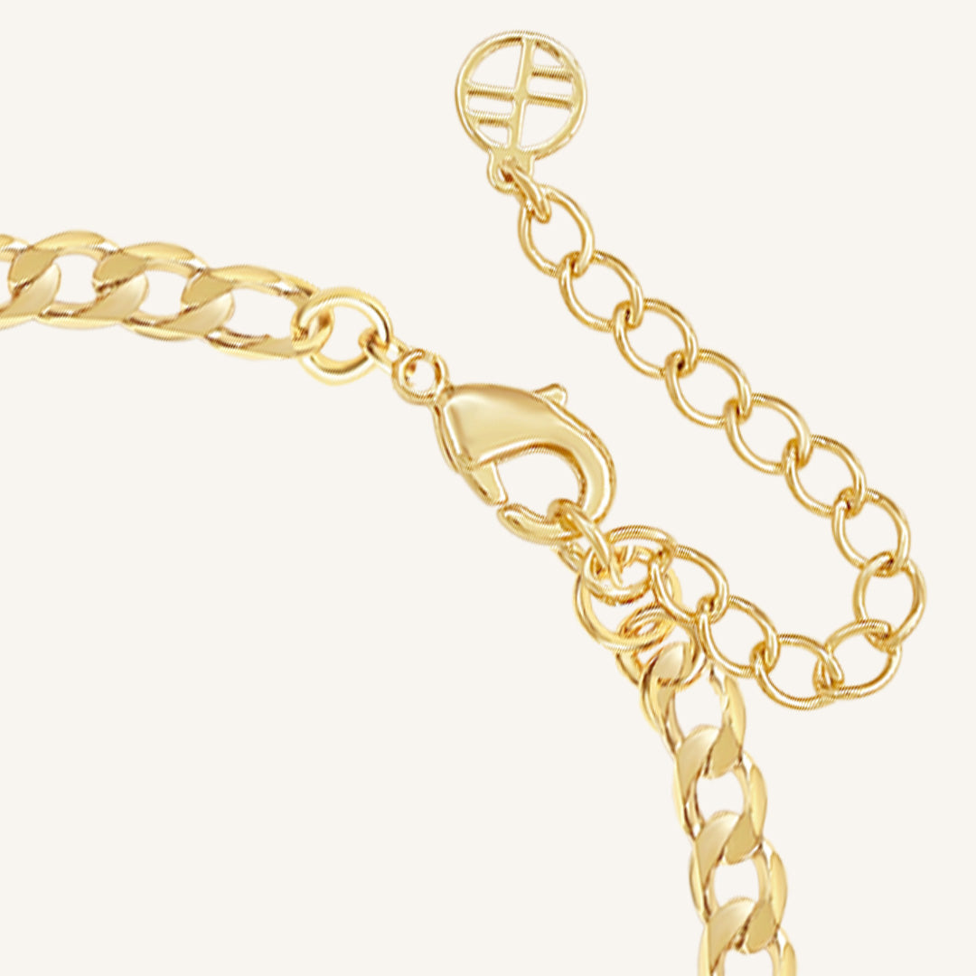 April Birthstone Chain Bracelet