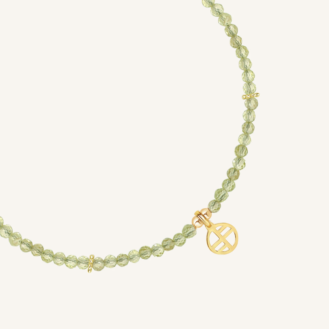 August Birthstone Necklace