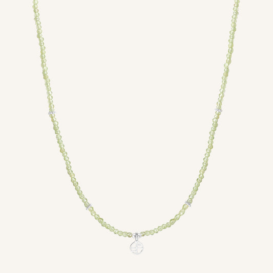 August Birthstone Necklace