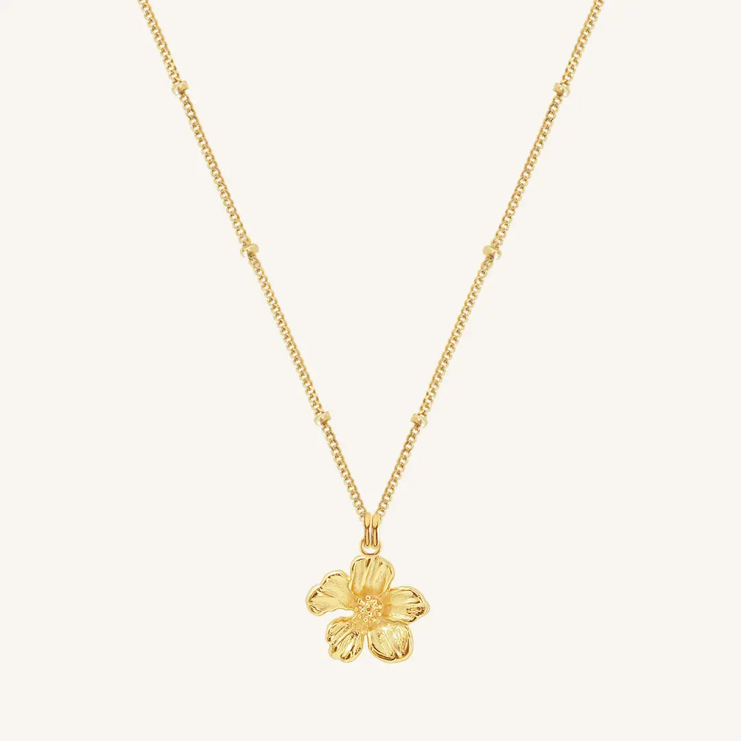 The  GOLD-Bobble  Azalea Necklace by  Francesca Jewellery from the Necklaces Collection.