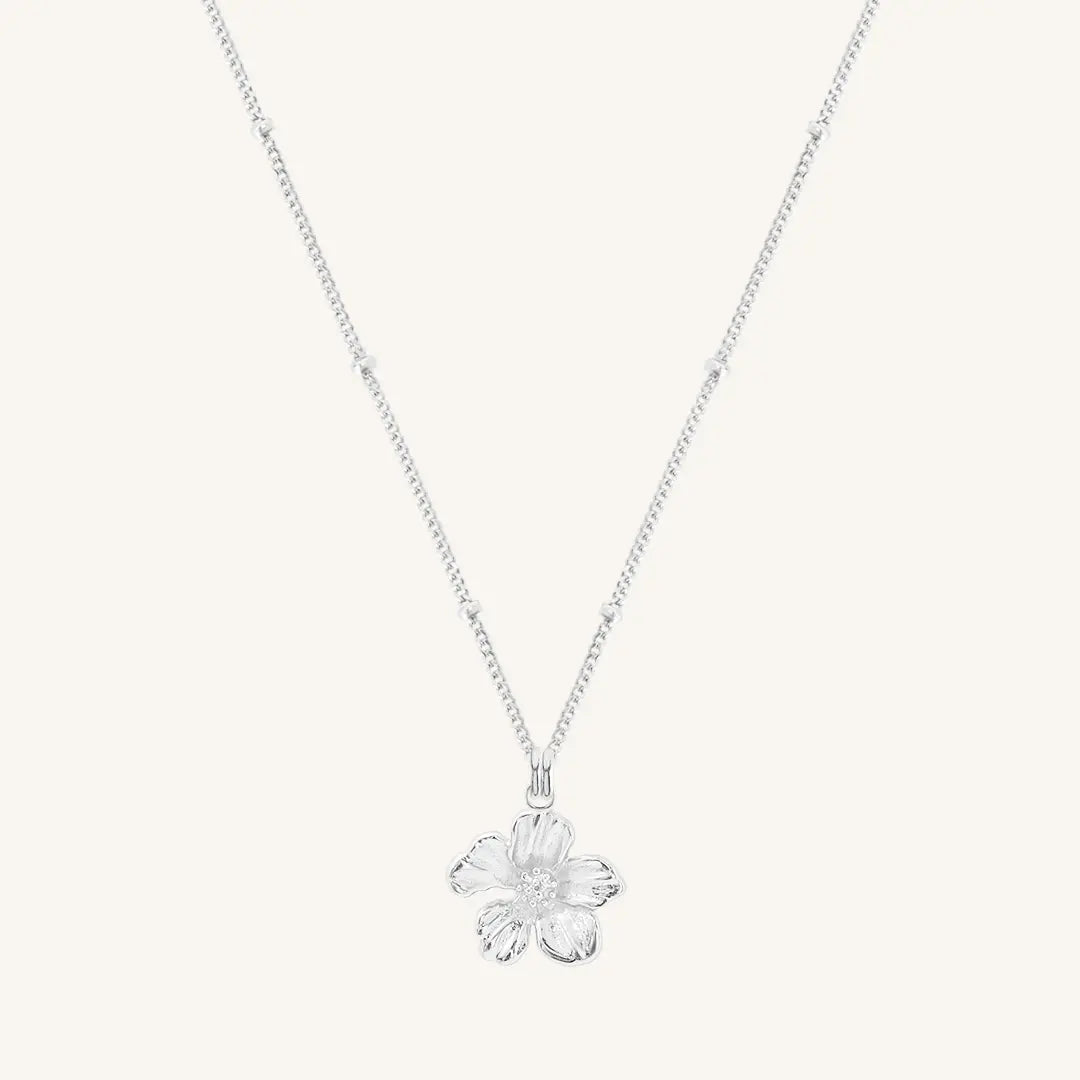 The  SILVER-Bobble  Azalea Necklace by  Francesca Jewellery from the Necklaces Collection.
