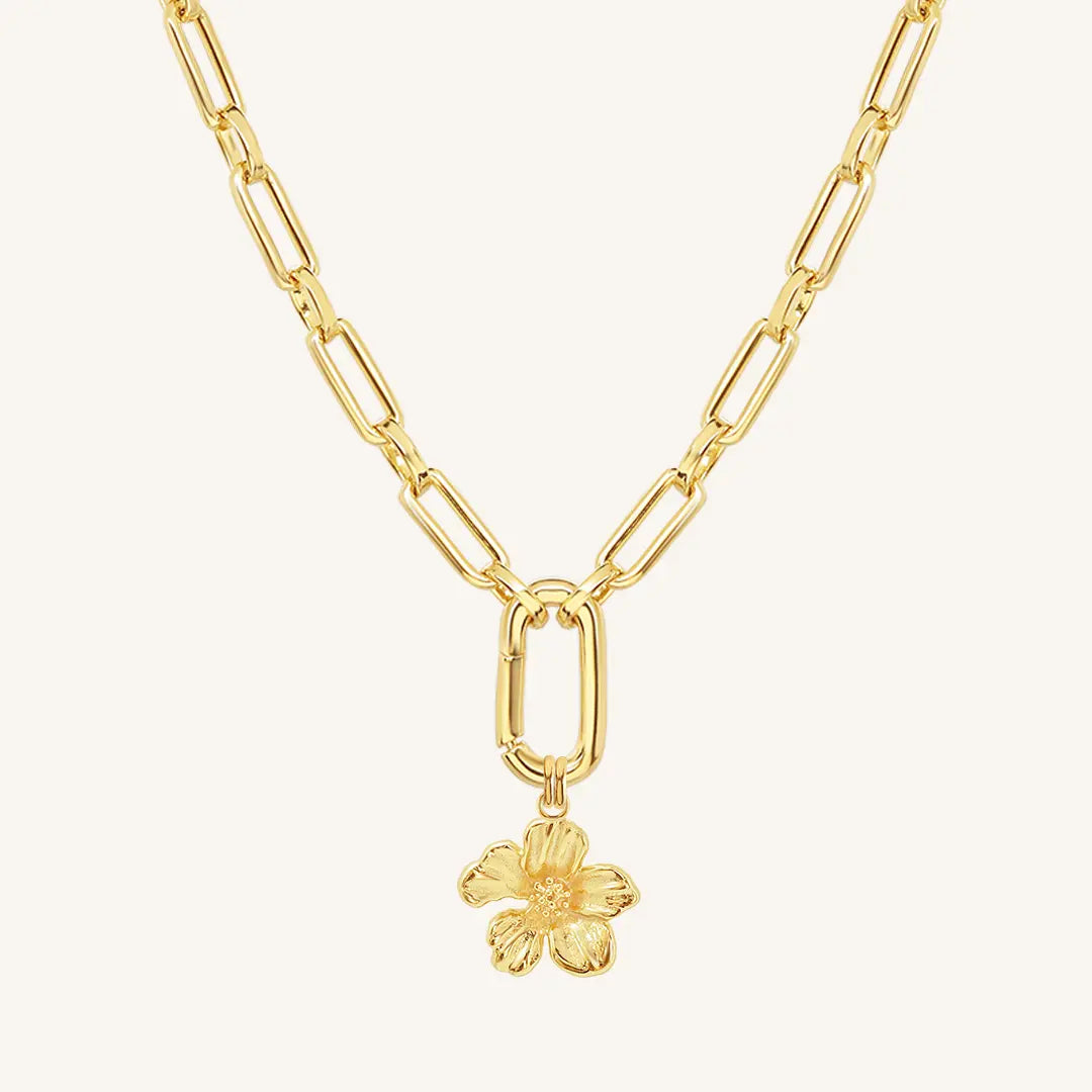 The  GOLD-Link  Azalea Necklace by  Francesca Jewellery from the Necklaces Collection.