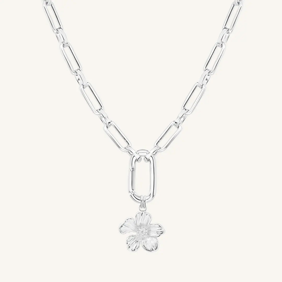 The  SILVER-Link  Azalea Necklace by  Francesca Jewellery from the Necklaces Collection.