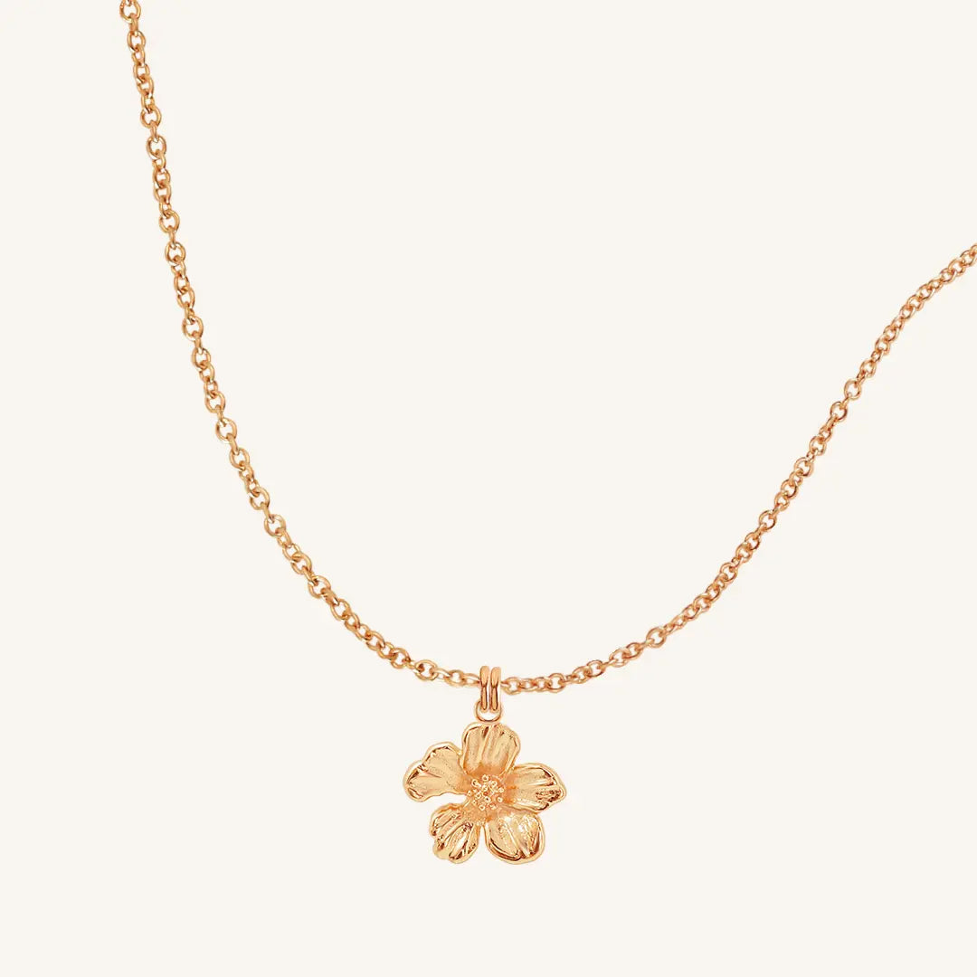 The  ROSE-Plain  Azalea Necklace by  Francesca Jewellery from the Necklaces Collection.