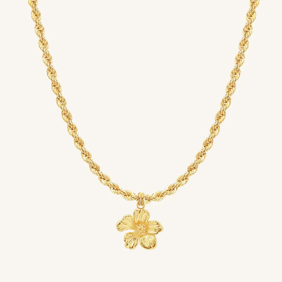 The  GOLD-Rope  Azalea Necklace by  Francesca Jewellery from the Necklaces Collection.