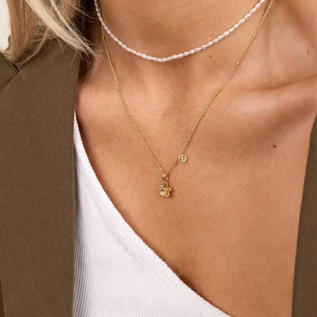 Shop Amina Muaddi Gold Crystal Embellished Tennis Necklace | Harrolds  Australia