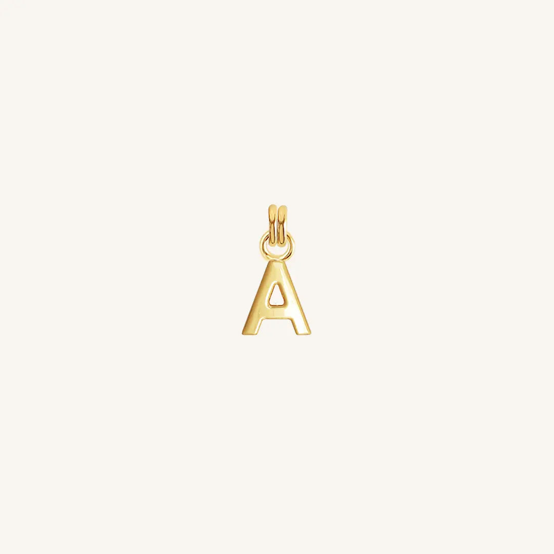 The  GOLD-Z  Letter Charm by  Francesca Jewellery from the Charms Collection.