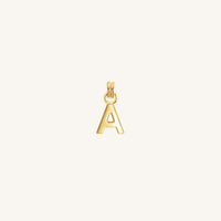 The  GOLD-Z  Letter Charm by  Francesca Jewellery from the Charms Collection.