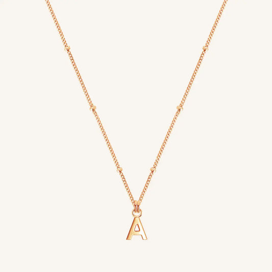 The    Letter Necklace Bobble Chain by  Francesca Jewellery from the Necklaces Collection.