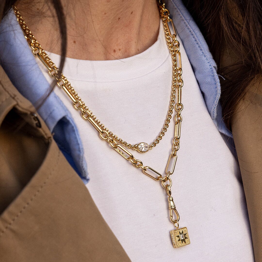 Margot Photo Locket Fob Pendant