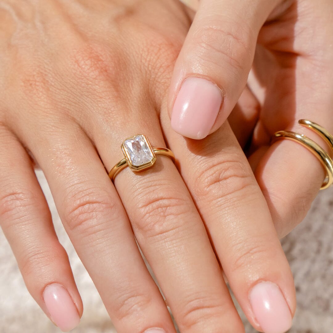 Danbury Radiant Cut Ring