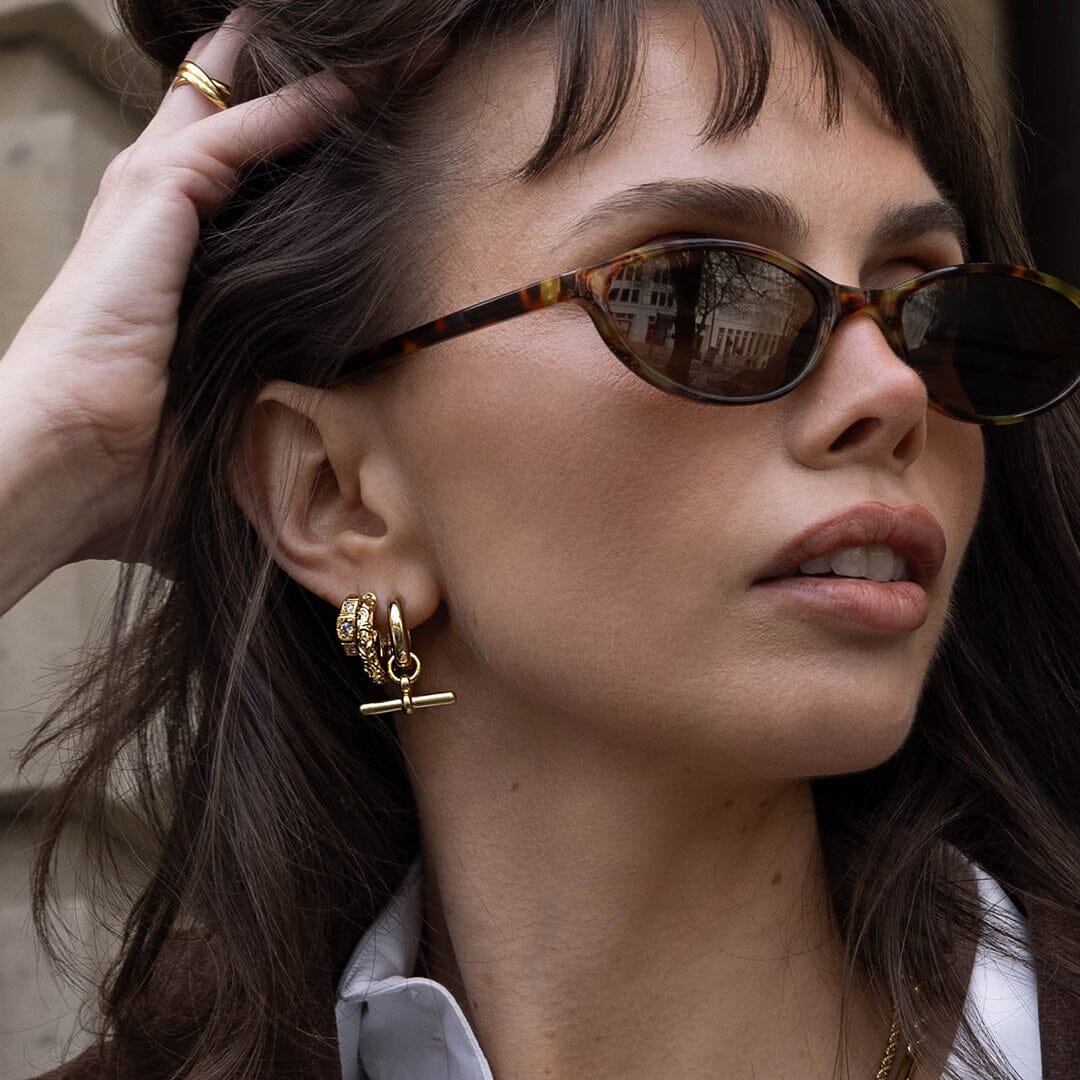 Etta T-Bar Hoops