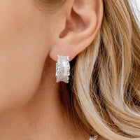 The  GOLD  Eloise Hoops by  Francesca Jewellery from the Earrings Collection.