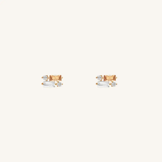 The  ROSE  Bea Studs by  Francesca Jewellery from the Earrings Collection.