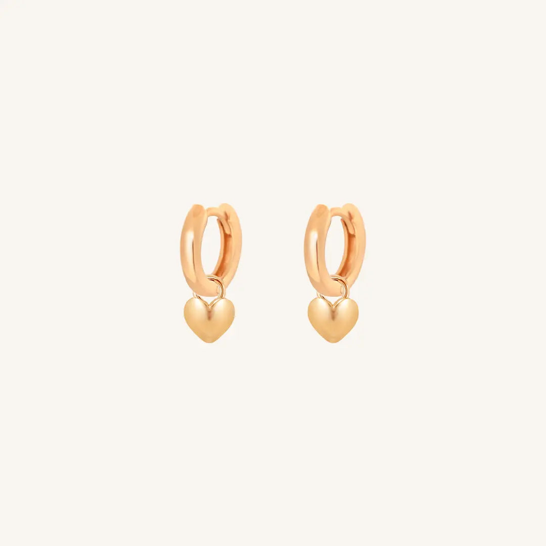 The  ROSE-Billie  Behold Plain Hoops by  Francesca Jewellery from the Earrings Collection.
